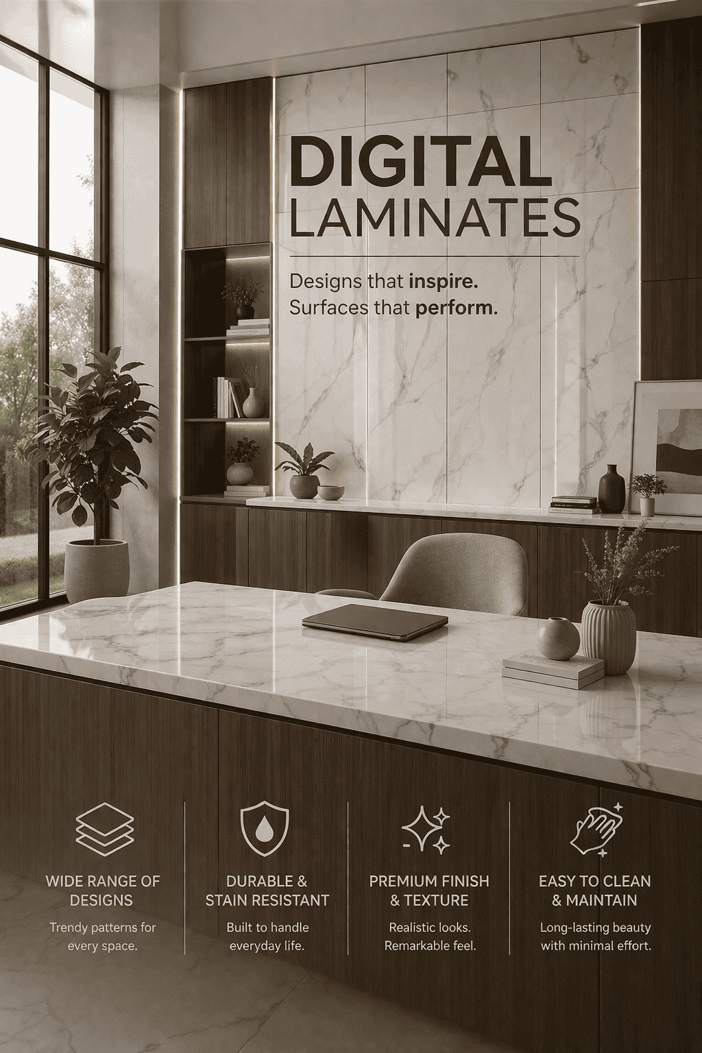 Digital Laminates custom printed with high-definition imagery for kids rooms and branding