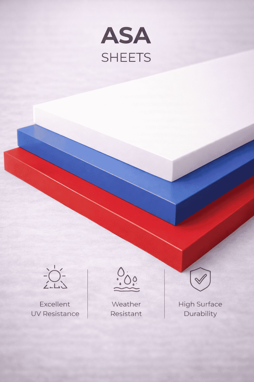 ASA Sheets for high-performance exterior panels and outdoor applications